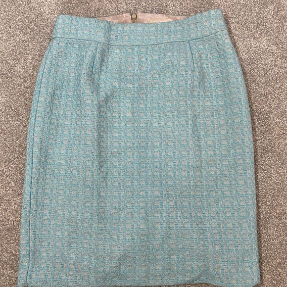 Banana Republic Women’s‎ Size 4 Blue and Beige dres - Picture 2 of 6